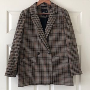 Madewell Dorset Blazer in Coster Plaid